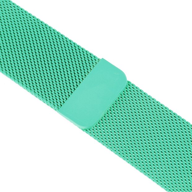 Milanaise-Edelstahlarmband - Mintgr&uuml;n - Passend f&uuml;r Apple Watch 38mm / 40mm / 41mm / 42mm