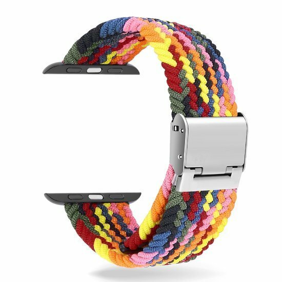 Geflochtenes Armband - Multicolour Summer - Geeignet f&uuml;r Apple Watch 38mm / 40mm / 41mm / 42mm