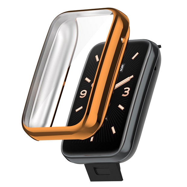 TPU-H&uuml;lle - Rose gold - Xiaomi Mi Band 7 Pro - (vollst&auml;ndig gesch&uuml;tzt)