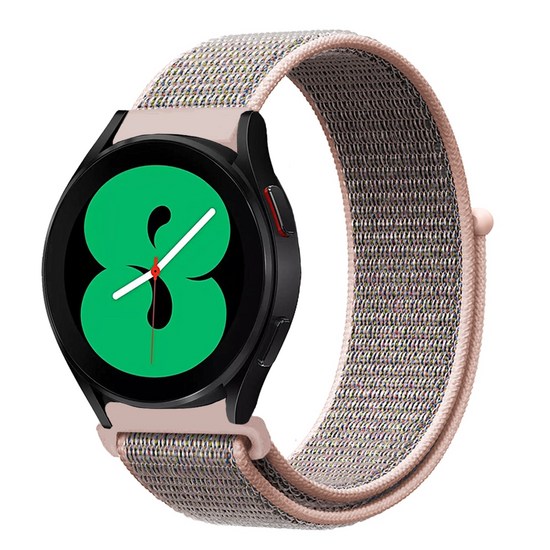 Sport Loop Nylonband - Sand rosa - Samsung Galaxy Watch 7 - 40mm / 44mm &amp; Watch FE