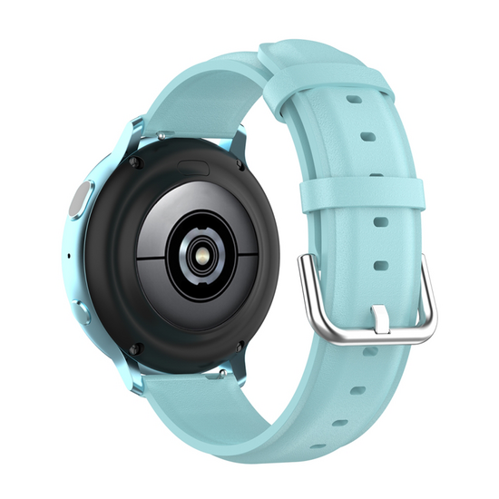 Klassisches Lederarmband - Blau - Samsung Galaxy Watch 7 - 40mm / 44mm &amp; Watch FE