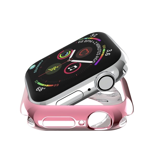 Silikonh&uuml;lle 42mm - Rosa - Geeignet f&uuml;r Apple Watch 42mm (Serien 1 bis 3)