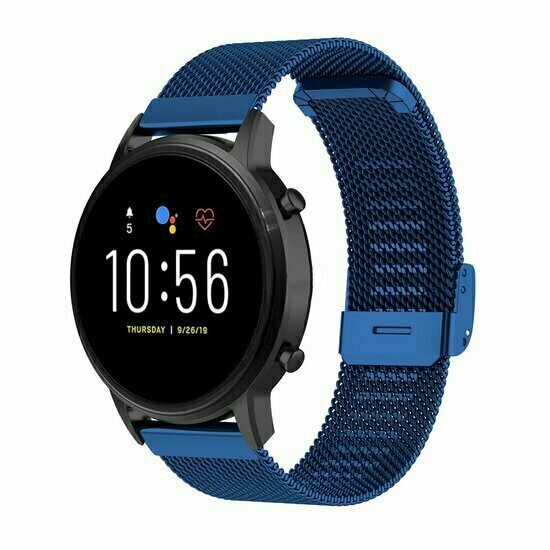Huawei Watch GT 4 &amp; GT 5 - 41mm / GT 5 Pro - 42mm - Milanaise Band mit Klemmverschluss - Dunkelblau