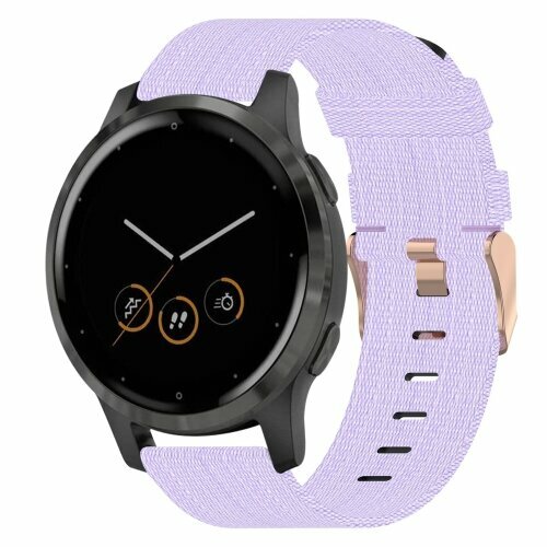 Huawei Watch GT 4 &amp; GT 5 - 41mm / GT 5 Pro - 42mm - Canvas-Nylon-Armband - Flieder