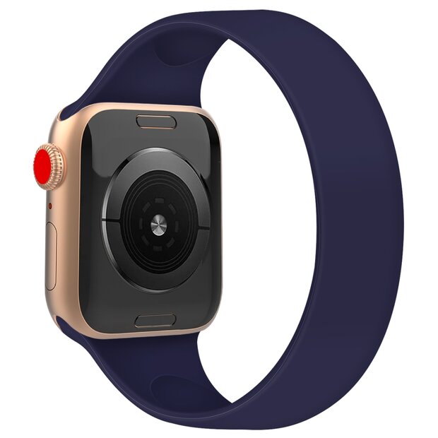 Solo Loop Link series Armband - Gr&ouml;&szlig;e: S - Saphirblau - Geeignet f&uuml;r Apple Watch 38mm / 40mm / 41mm / 42mm