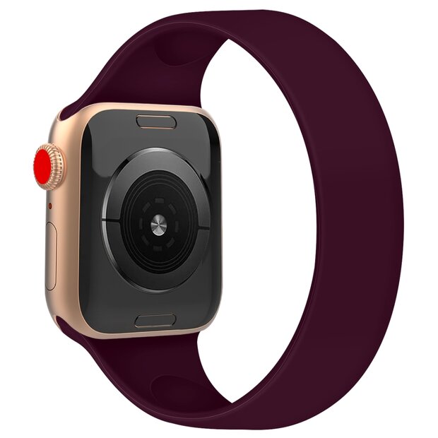 Solo Loop Link series Armband - Gr&ouml;&szlig;e: L - Lila - Geeignet f&uuml;r Apple Watch 38mm / 40mm / 41mm / 42mm