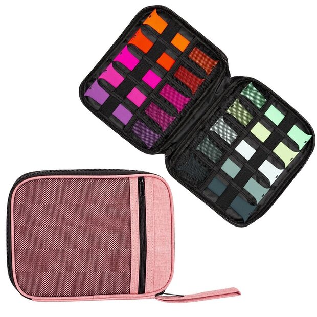 Organizer / Aufbewahrungsmappe - Smartwatch-B&auml;nder &amp; Zubeh&ouml;r - Pink