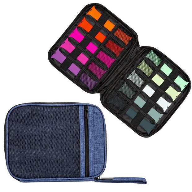 Organizer / Aufbewahrungsmappe - Smartwatch-Armb&auml;nder &amp; Zubeh&ouml;r - Jeans blau