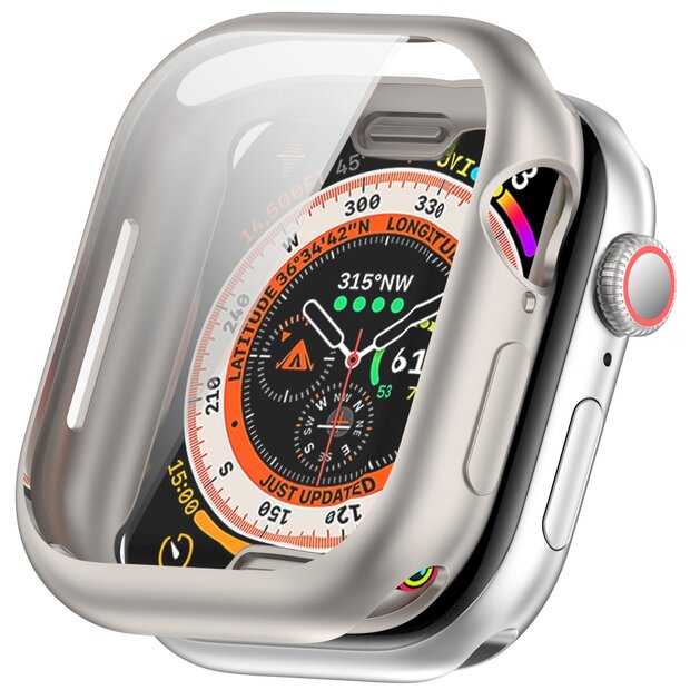 Apple Watch TPU H&uuml;lle - Starlight / Sternenlicht - Geeignet f&uuml;r Apple Watch 46mm