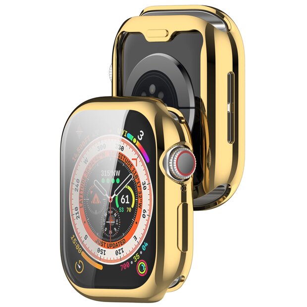 Apple Watch TPU H&uuml;lle - Gold - Geeignet f&uuml;r Apple Watch 46mm
