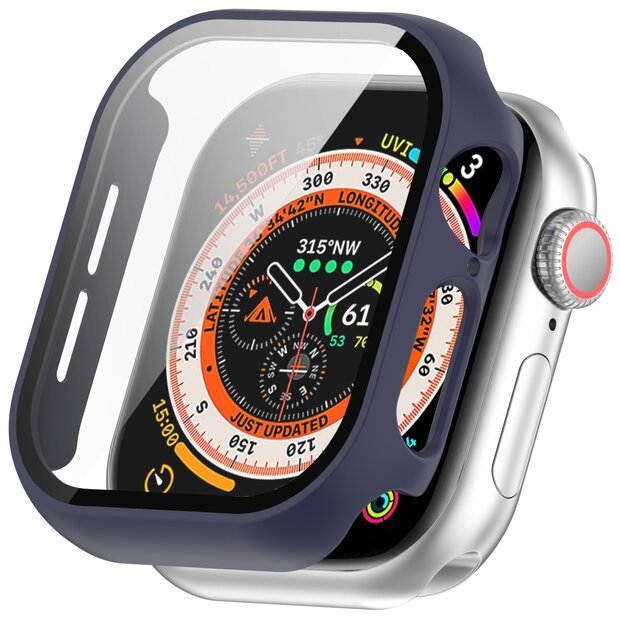 Apple Watch Hardcase Schutzh&uuml;lle &ndash; wasserdicht - Mitternachtsblau - Geeignet f&uuml;r Apple Watch 42mm - Series 10
