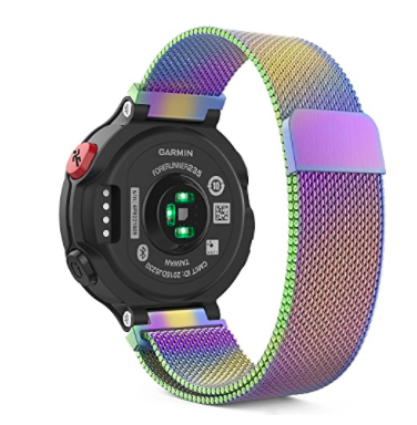 Garmin Forerunner 220 / 230 / 235 / 620 / 630 / 735 (XT) - Milanaise-Armband - Klein - Multicolour