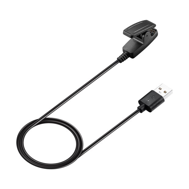 Garmin Watch Charger / Ladekabel - Geeignet f&uuml;r Garmin Lily / Lily 2 / Forerunner 230 / 235 / 630 / 635 / 735xt - USB-Anschluss - 1 Meter