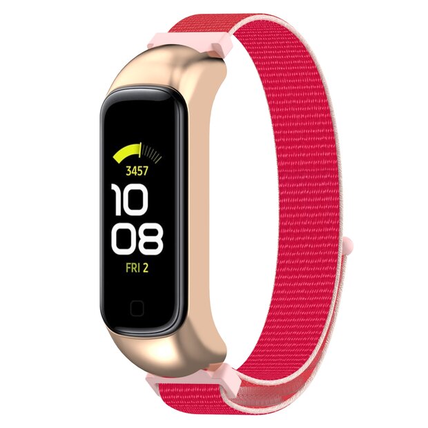 Nylon Sport Loop Armband - Rosa - Samsung Galaxy Fit 2