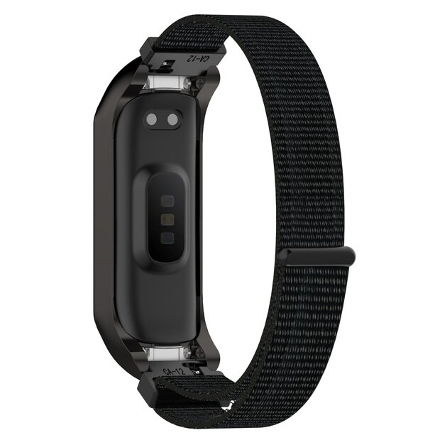 Nylon Sport Loop Armband - Schwarz - Samsung Galaxy Fit 2