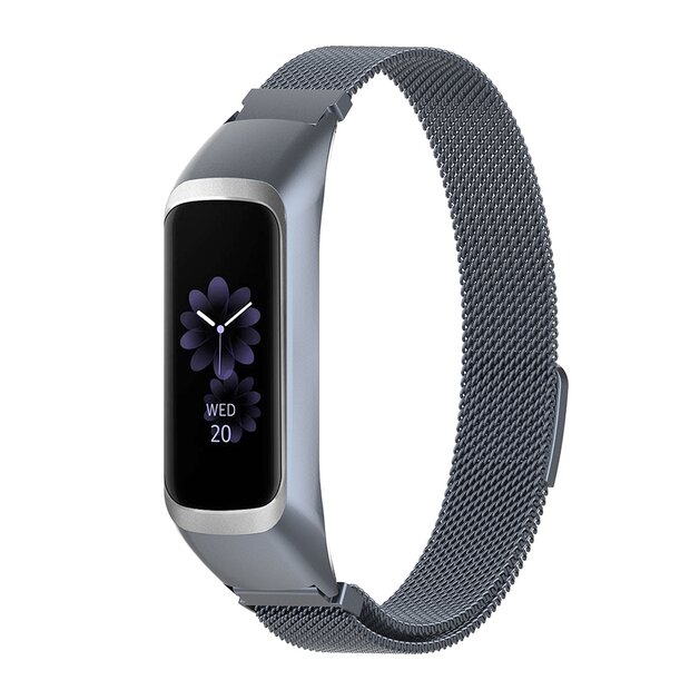 Milanaise Armband - Grau - Samsung Galaxy Fit 2