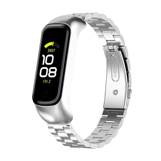 Stahlgliederband - Silber - Samsung Galaxy Fit 2