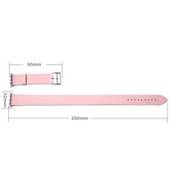 Kakapi Double Strap Armband - Pink - Geeignet f&uuml;r Apple Watch 38mm / 40mm / 41mm / 42mm