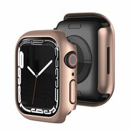 Apple Watch 45mm Hartschalengeh&auml;use (offene Vorderseite) - Ros&eacute;gold - Geeignet f&uuml;r Apple Watch 45mm