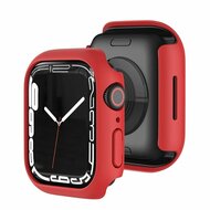 Apple Watch 45mm Hartschalengeh&auml;use (offene Vorderseite) - Rot - Geeignet f&uuml;r Apple Watch 45mm