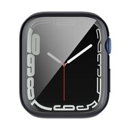Silikonh&uuml;lle (vollst&auml;ndig gesch&uuml;tzt) 45mm - Schwarz - Geeignet f&uuml;r Apple watch 45mm