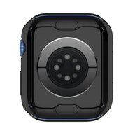 Silikonh&uuml;lle (vollst&auml;ndig gesch&uuml;tzt) 45mm - Schwarz - Geeignet f&uuml;r Apple watch 45mm