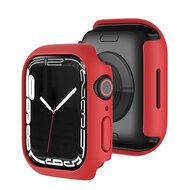 Apple Watch 41mm Hartschalengeh&auml;use (offene Vorderseite) - Rot - Geeignet f&uuml;r Apple Watch 41mm