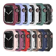 Apple Watch 41mm Hartschalengeh&auml;use (offene Vorderseite) - Bordeaux - Geeignet f&uuml;r Apple Watch 41mm