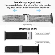 Canvas Limited Edition Armband - Pink - Geeignet f&uuml;r Apple Watch 44mm / 45mm / 46mm / 49mm