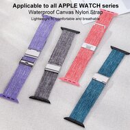 Canvas Limited Edition Armband - Pink - Geeignet f&uuml;r Apple Watch 44mm / 45mm / 46mm / 49mm