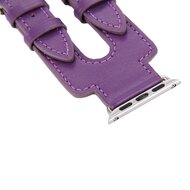 Kakapi Double Buckle Band - Lila - Geeignet f&uuml;r Apple Watch 44mm / 45mm / 46mm / 49mm