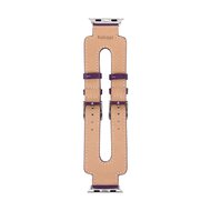 Kakapi Double Buckle Band - Lila - Geeignet f&uuml;r Apple Watch 44mm / 45mm / 46mm / 49mm