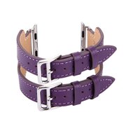 Kakapi Double Buckle Band - Lila - Geeignet f&uuml;r Apple Watch 44mm / 45mm / 46mm / 49mm