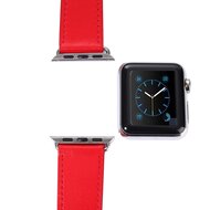 Kakapi Double Strap Armband - Rot - Geeignet f&uuml;r Apple Watch 44mm / 45mm / 46mm / 49mm