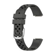 Fitbit Luxe - Silikon-Sportband - Gr&ouml;&szlig;e: Large - Schwarz