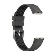 Fitbit Luxe - Silikon-Sportband - Gr&ouml;&szlig;e: Large - Schwarz