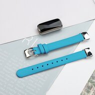 Fitbit Luxe - Lederband - Gr&ouml;&szlig;e: Klein - Blau