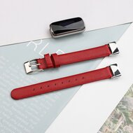 Fitbit Luxe - Lederband - Gr&ouml;&szlig;e: Klein - Rot