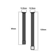 Fitbit Luxe - Milanaise Armband - Silber