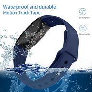 Fitbit Inspire 1 / HR / Ace 2 Silikonband - Gr&ouml;&szlig;e: Gro&szlig; - Blau