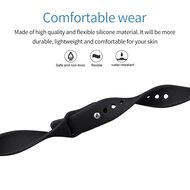 Fitbit Inspire 1 / HR / Ace 2 Silikonband - Gr&ouml;&szlig;e: Gro&szlig; - Schwarz