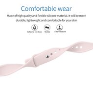 Fitbit Inspire 1 / HR / Ace 2 Silikonband - Gr&ouml;&szlig;e: Gro&szlig; - Sand Pink