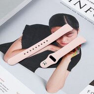 Fitbit Inspire 1 / HR / Ace 2 Silikonband - Gr&ouml;&szlig;e: Gro&szlig; - Sand Pink