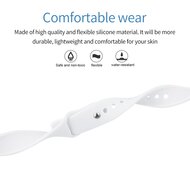 Fitbit Inspire 1 / HR / Ace 2 Silikonband - Gr&ouml;&szlig;e: Klein - Wei&szlig;