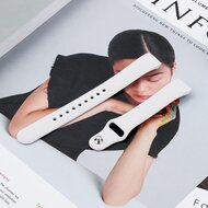 Fitbit Inspire 1 / HR / Ace 2 Silikonband - Gr&ouml;&szlig;e: Klein - Wei&szlig;