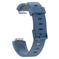 Fitbit Inspire 1 / HR / Ace 2 Silikonband mit Schnalle - Gr&ouml;&szlig;e: Large - Denim