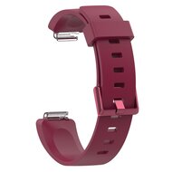 Fitbit Inspire 1 / HR / Ace 2 Silikonband mit Schnalle - Gr&ouml;&szlig;e: Large - weinrot
