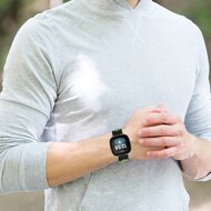 Fitbit Versa 3 &amp; 4 / Sense 1 &amp; 2 - Sport Edition - Gro&szlig; - Schwarz + Rosa