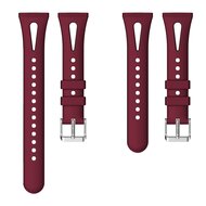 Fitbit Versa 3 &amp; 4 / Sense 1 &amp; 2 - Sportband Teardrop Design - Gro&szlig; - Bordeaux