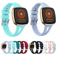 Fitbit Versa 3 &amp; 4 / Sense 1 &amp; 2 - Sportband Teardrop Design - Gro&szlig; - Grau
